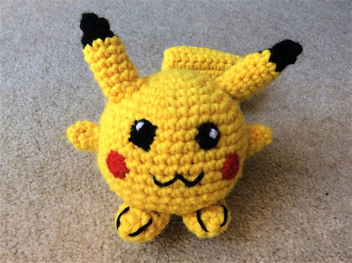 Crochet Chibi Pikachu Pokemon Pattern