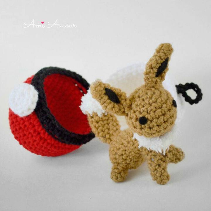 Crochet Eevee Amigurumi Pokemon Pattern
