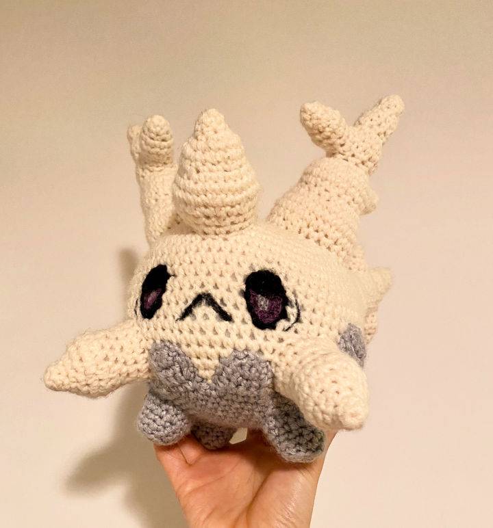 Crochet Galarian Corsola from Pokemon