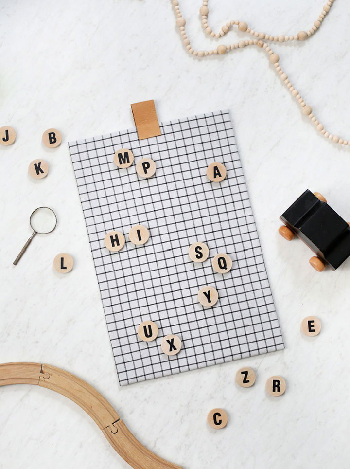 DIY Alphabet Magnet Board