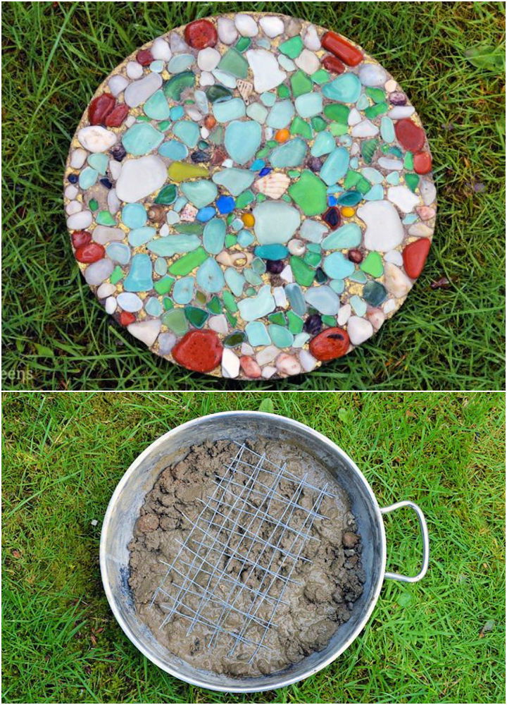 diy stepping stones