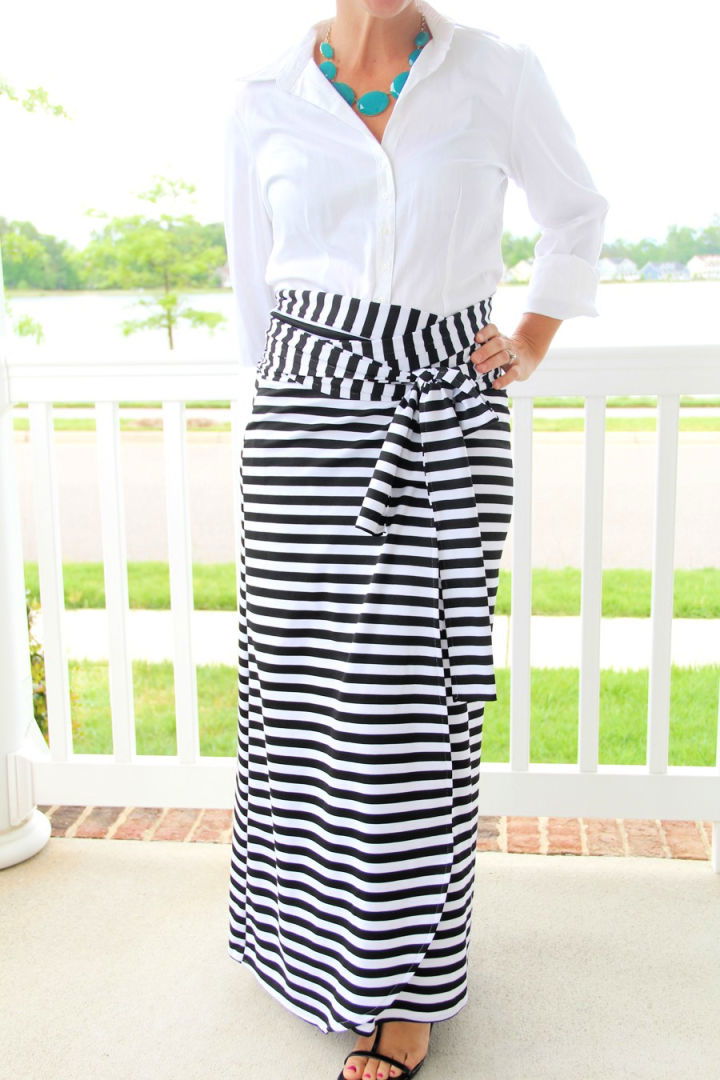 20 Free Wrap Skirt Pattern - Learn How to Sew a Skirt