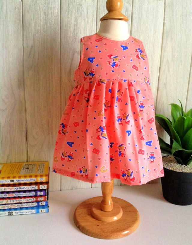 ROMA Dress - Baby Girl 6-24M - Paper Sewing Pattern – Ikatee sewing patterns