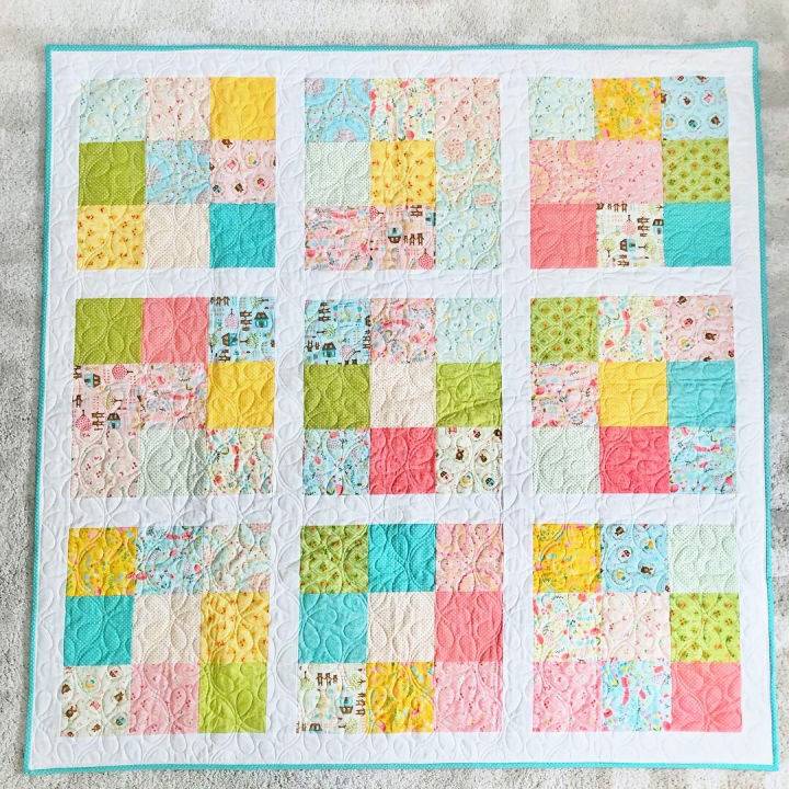 Easy Charm Baby Quilt