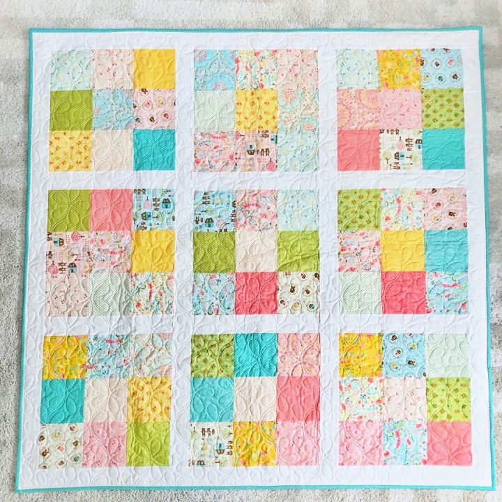 Easy Charm Baby Quilt Pattern