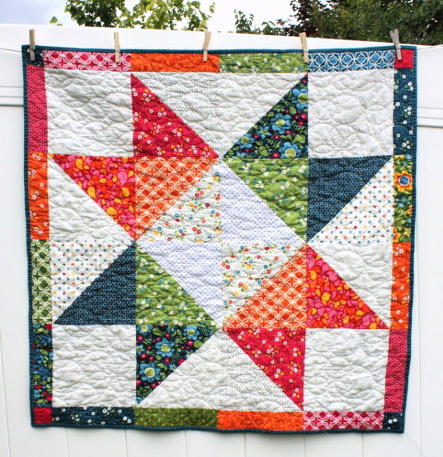 Easy DIY Star Baby Quilt