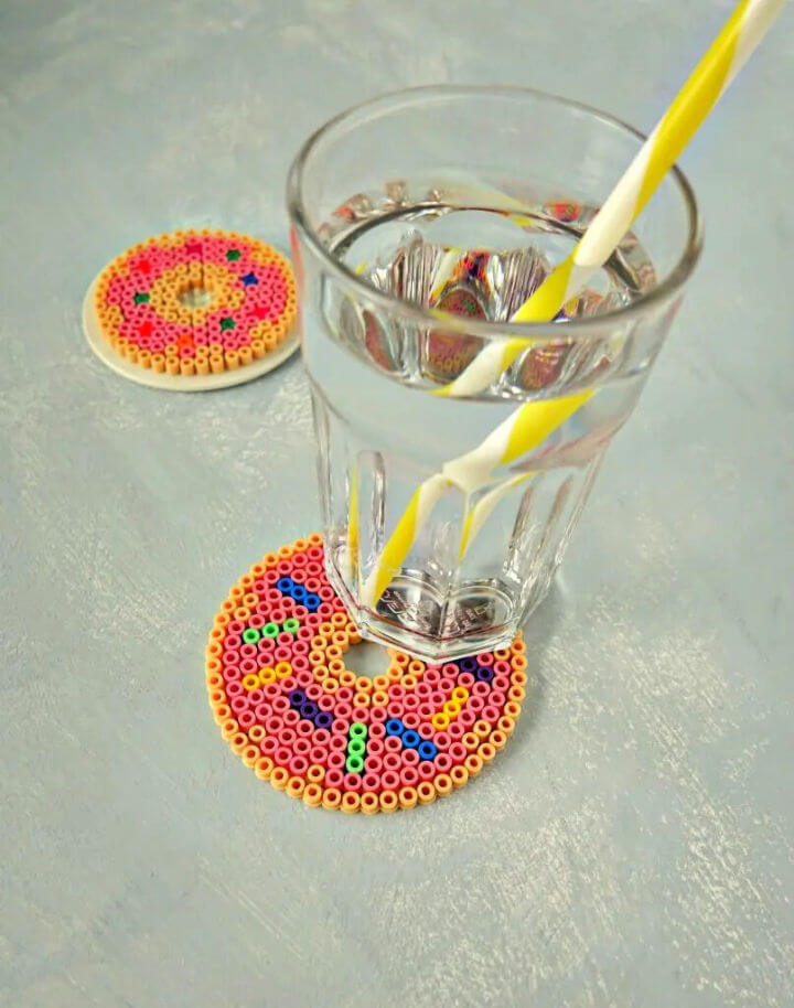 Unique Perler Bead Fast Food Coasters