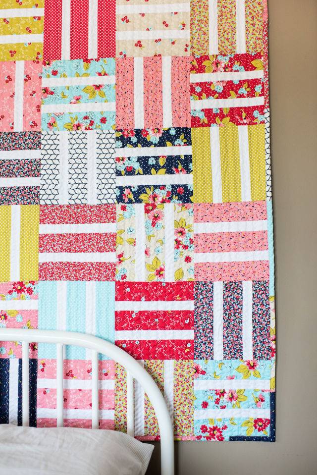 Free Easy Layer Cake Baby Quilt Pattern