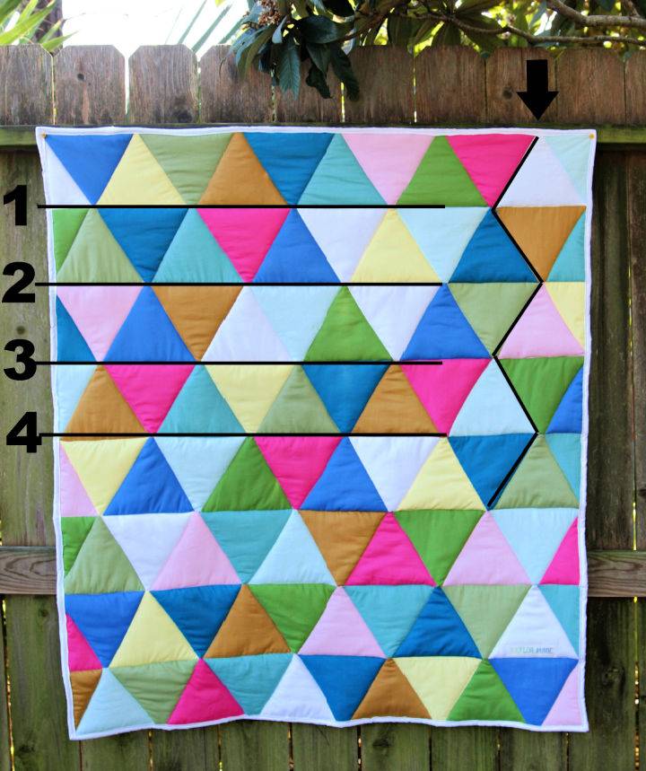 Free Triangle Baby Quilt Pattern