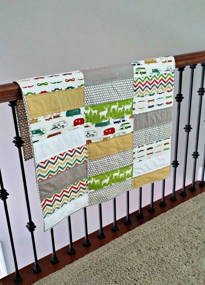 Easy Hipster Baby Quilt Pattern