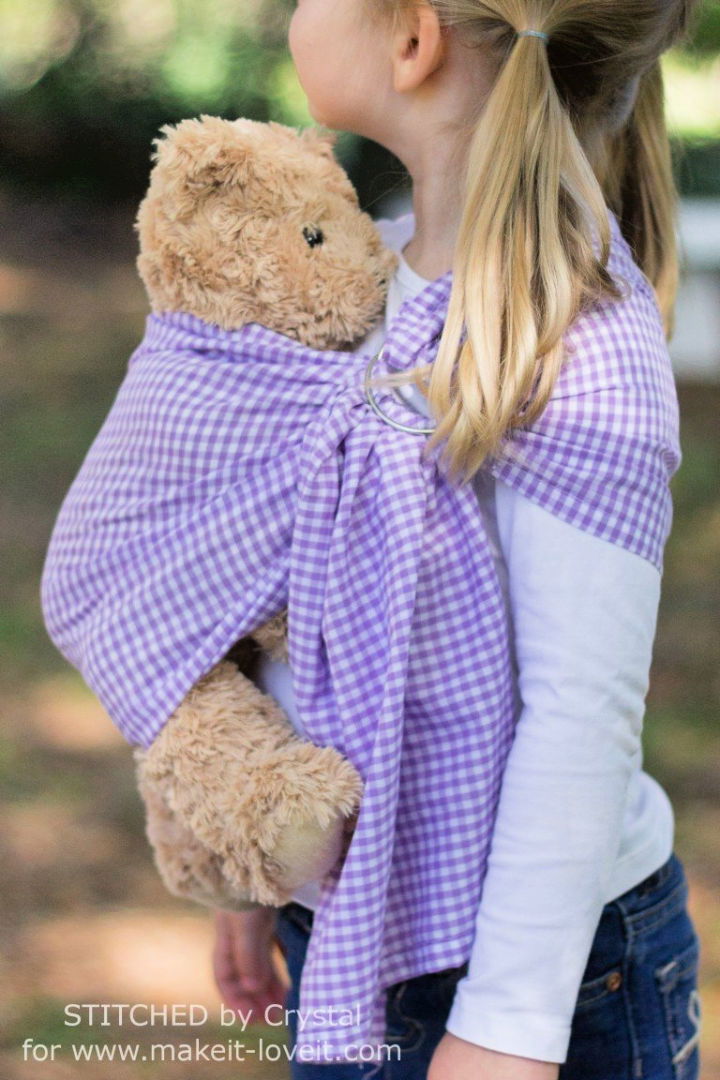 Homemade Doll Ring Sling Carrier