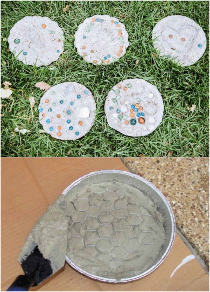 Make Stepping Stones Out Of Concrete