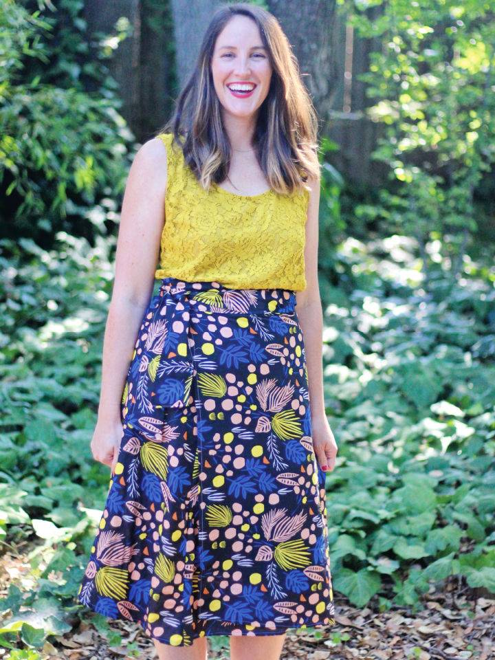 How To Sew A Wrap Skirt Free Pattern