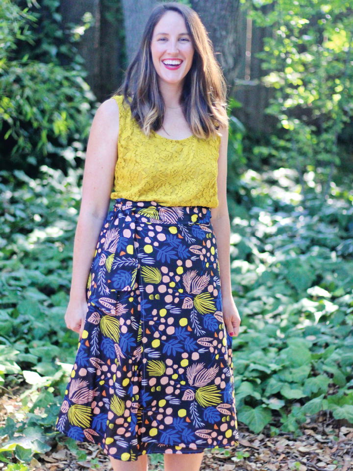 43+ Free Sewing Pattern For Wrap Around Skirt