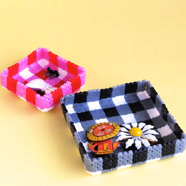 Making Jewellery Trays from Perler Beads