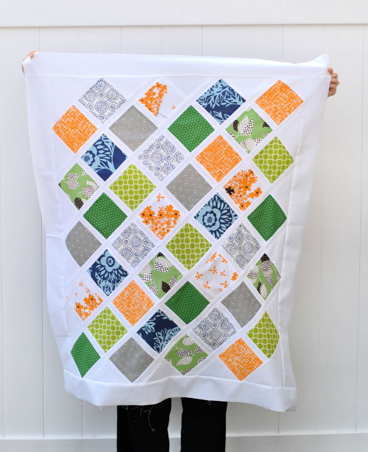 Jungle Lattice Baby Quilt Pattern