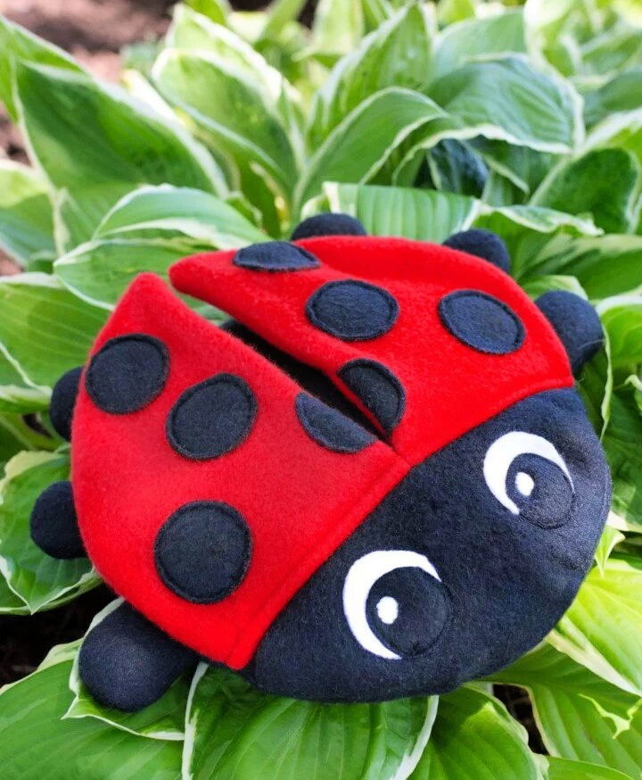 Ladybug Stuffed Animal Sewing Pattern