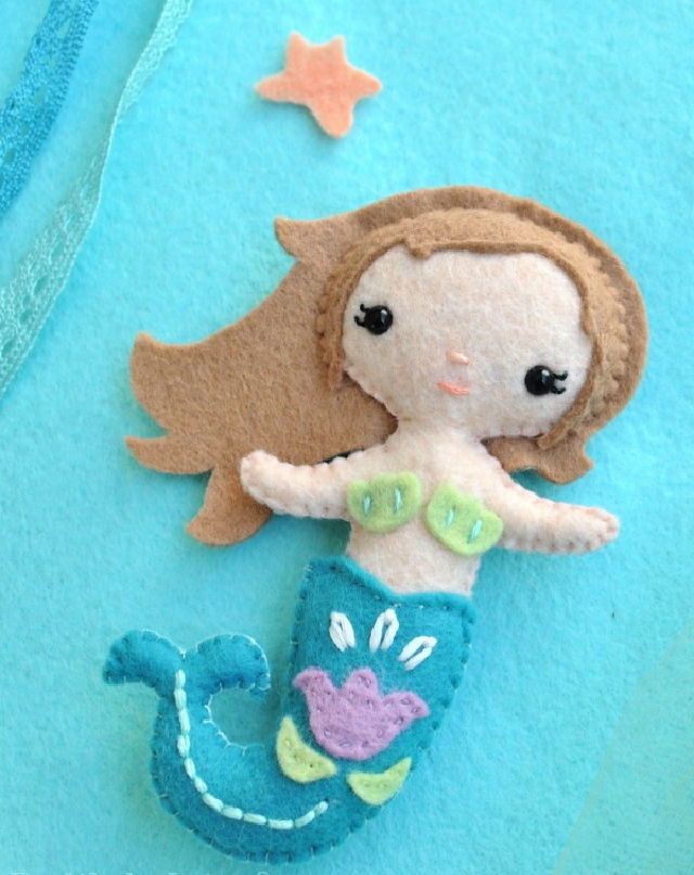 Little Felt Mermaid Pattern