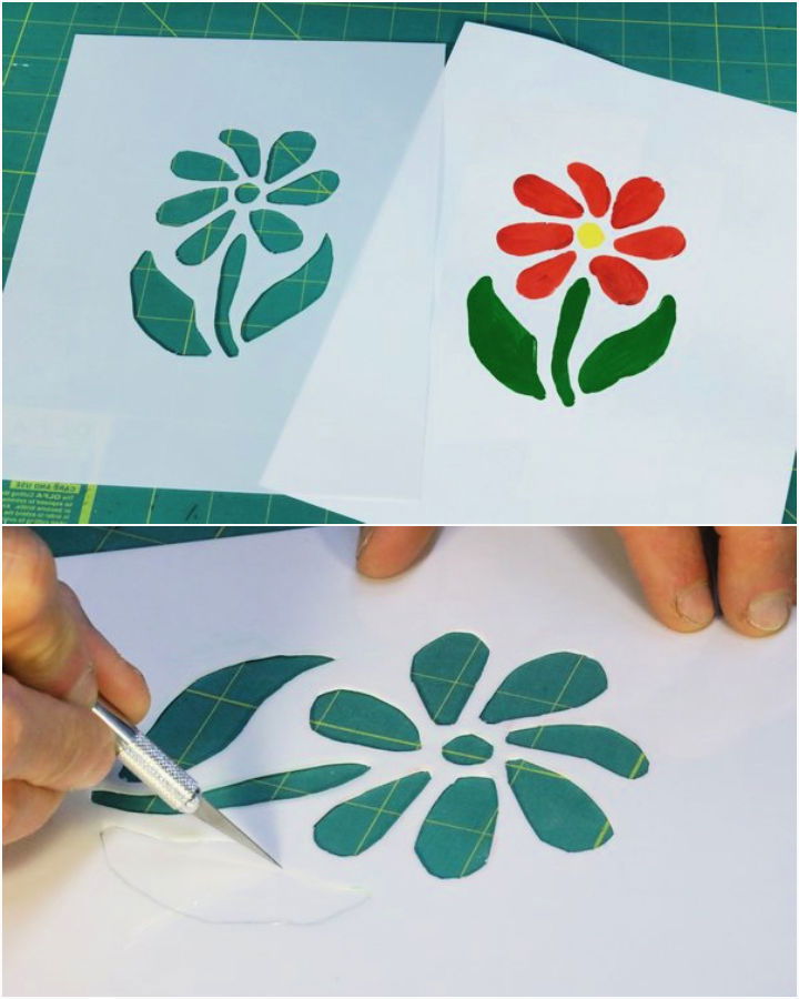 Make A Stencil and Paint Stencils