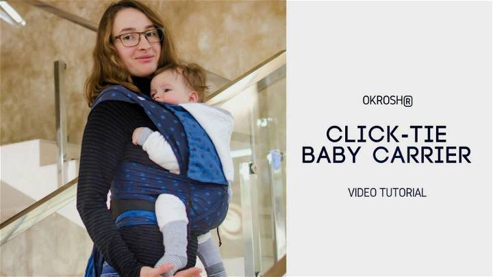 Mei Tai Baby Carrier Okrosh Clicktie - Mei Tai Baby Carrier Instructions