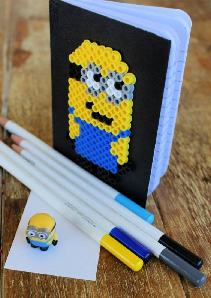 Beautiful DIY Perler Bead Minion