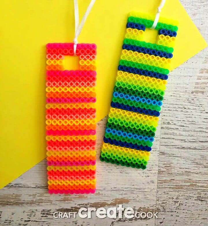 Simple DIY Perler Bead Bookmarks