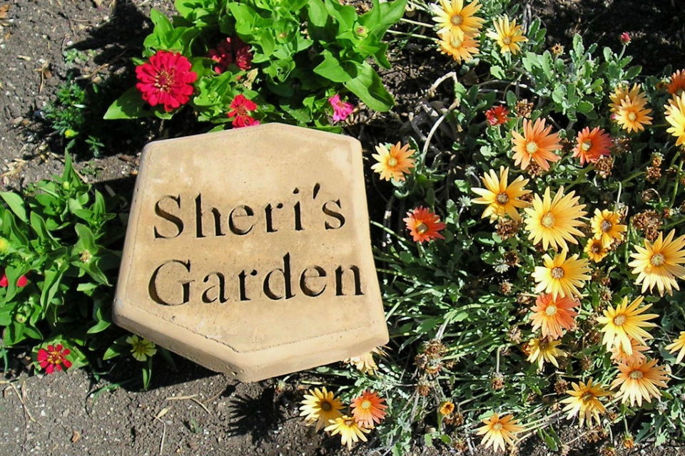 Personalized Garden Stepping Stones