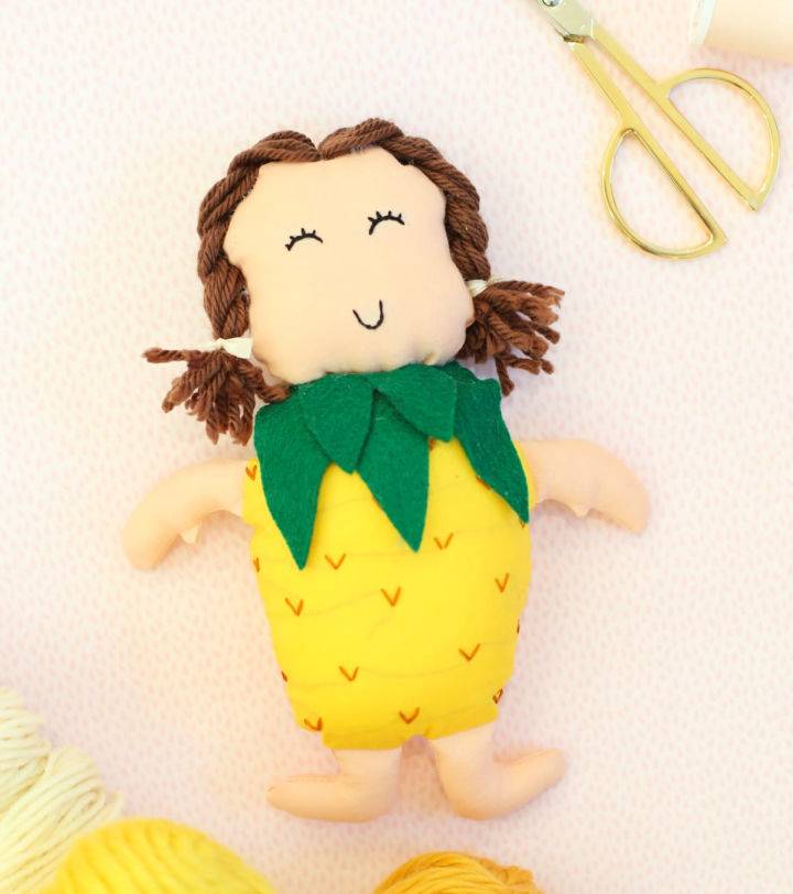 Pineapple Doll Pattern Gift Idea For Kids