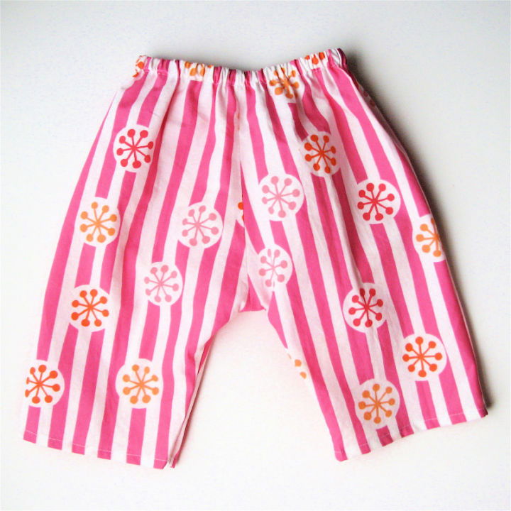 Baby and Toddler Harem Pants Designer Pattern: Robert Kaufman Fabric Company