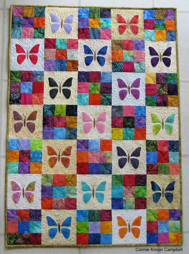  Scrappy Butterfly Baby Quilt Pattern