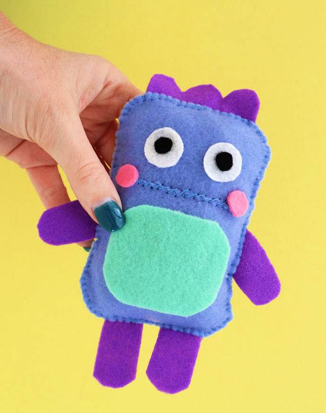 Sew Zero Waste Gobble Monster Doll