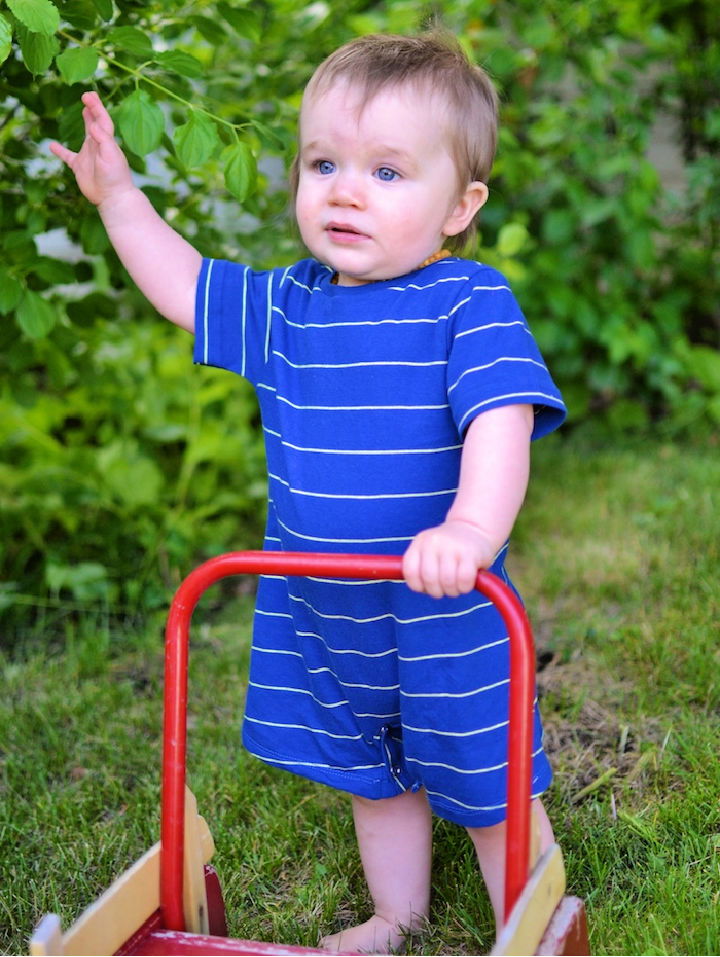  DIY Summer Infant Romper