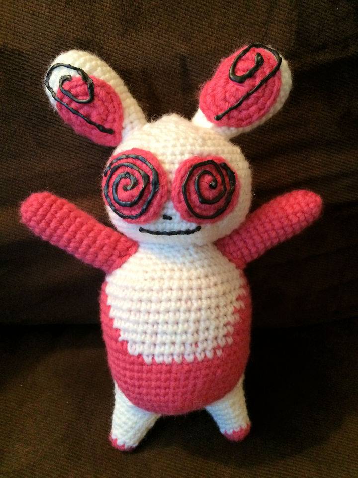 Free Spinda Pokemon Crochet Pattern