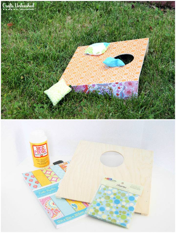 DIY Corn Hole Game For Kids
