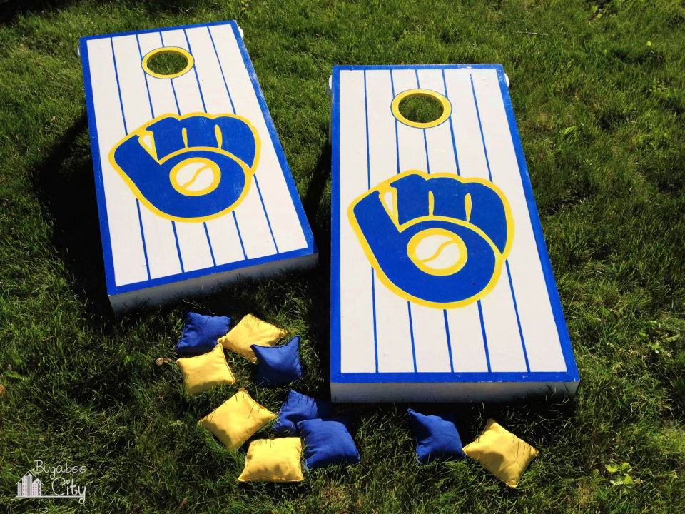 DIY Cornhole Boards at Home