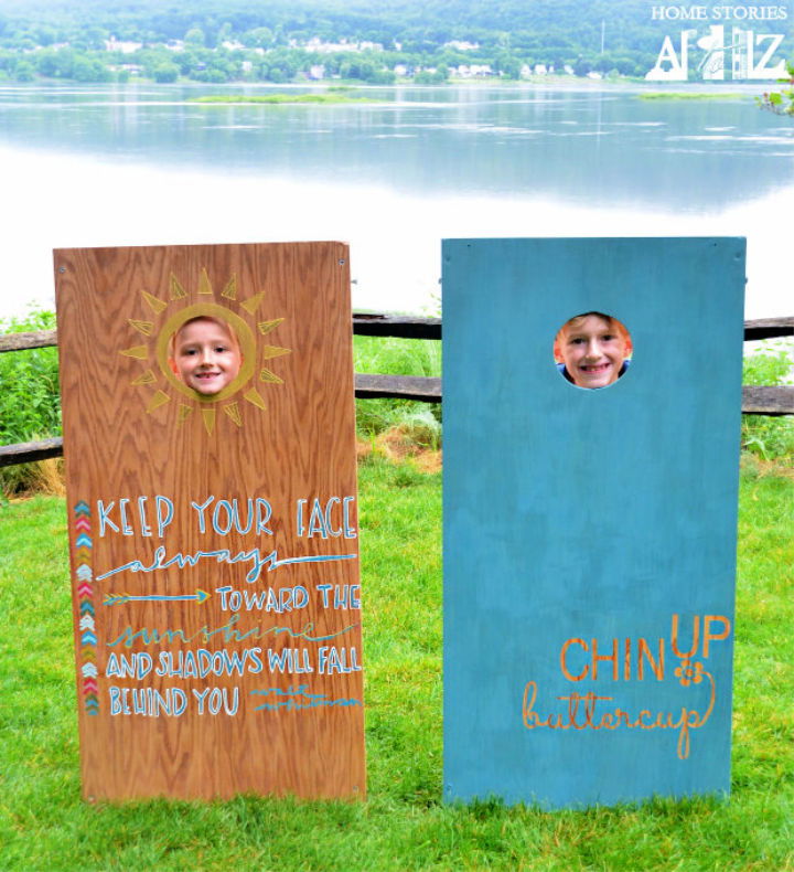 DIY Painted Cornhole Boards