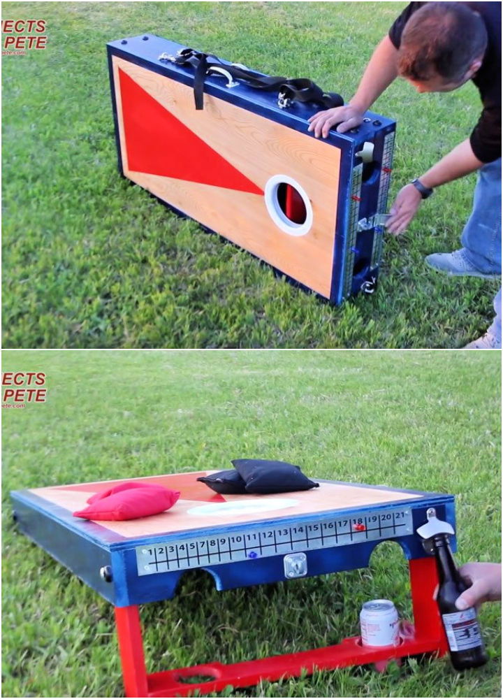  Portable Cornhole Board Plans