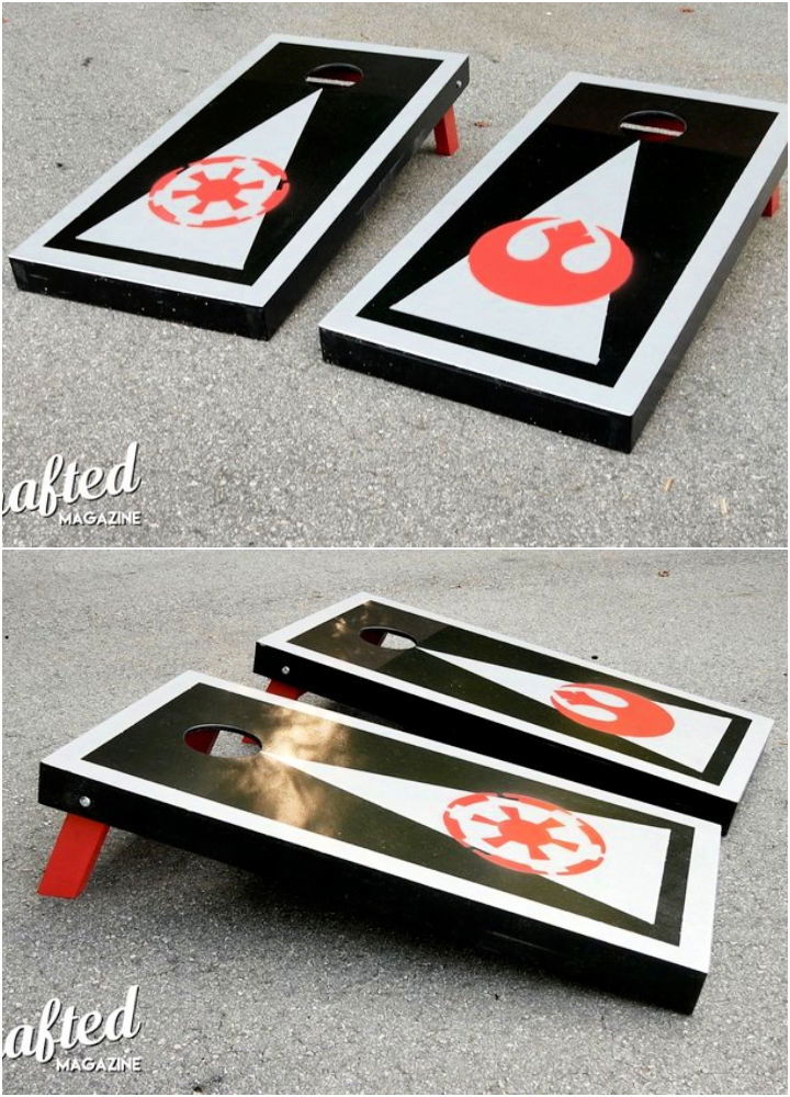 DIY Star Wars themed Cornhole Boards