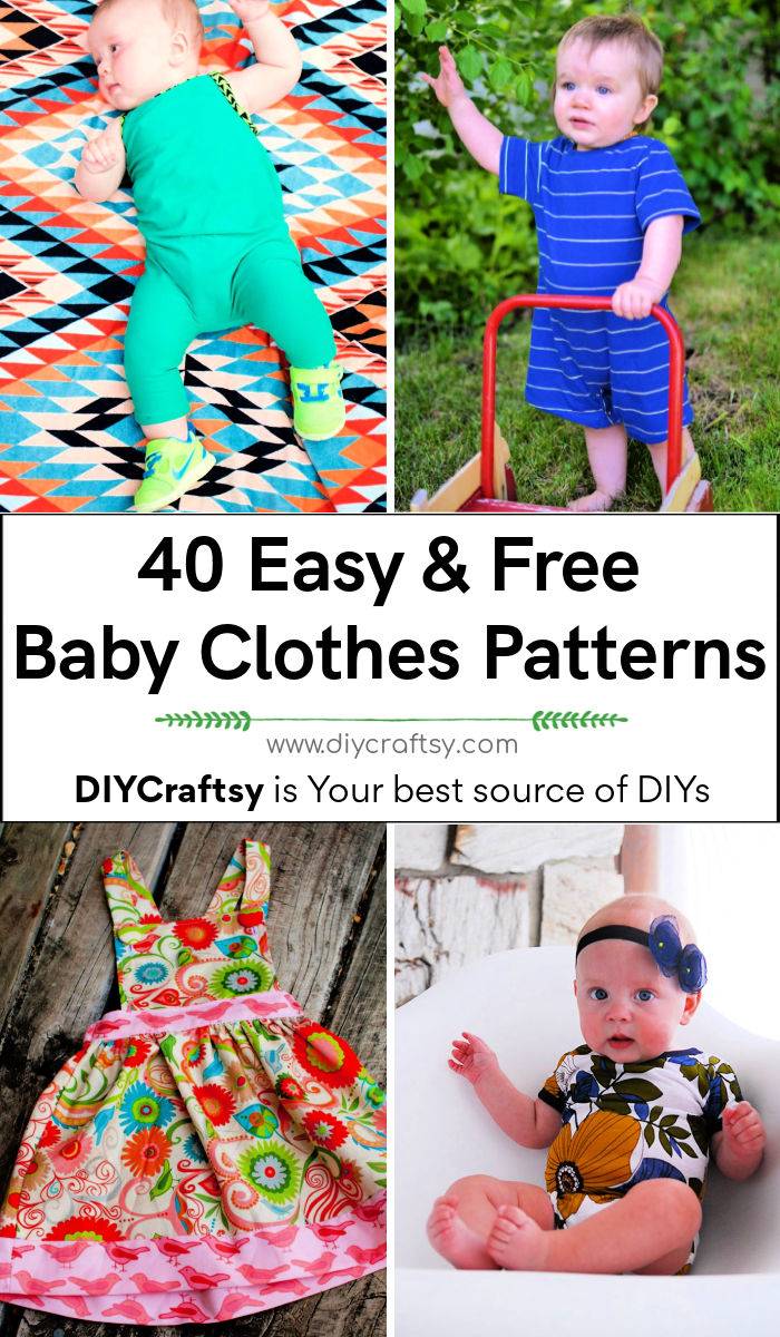 40 Free Baby Clothes Patterns