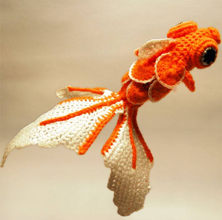 Crocheted a 20G Fish - Free Pattern