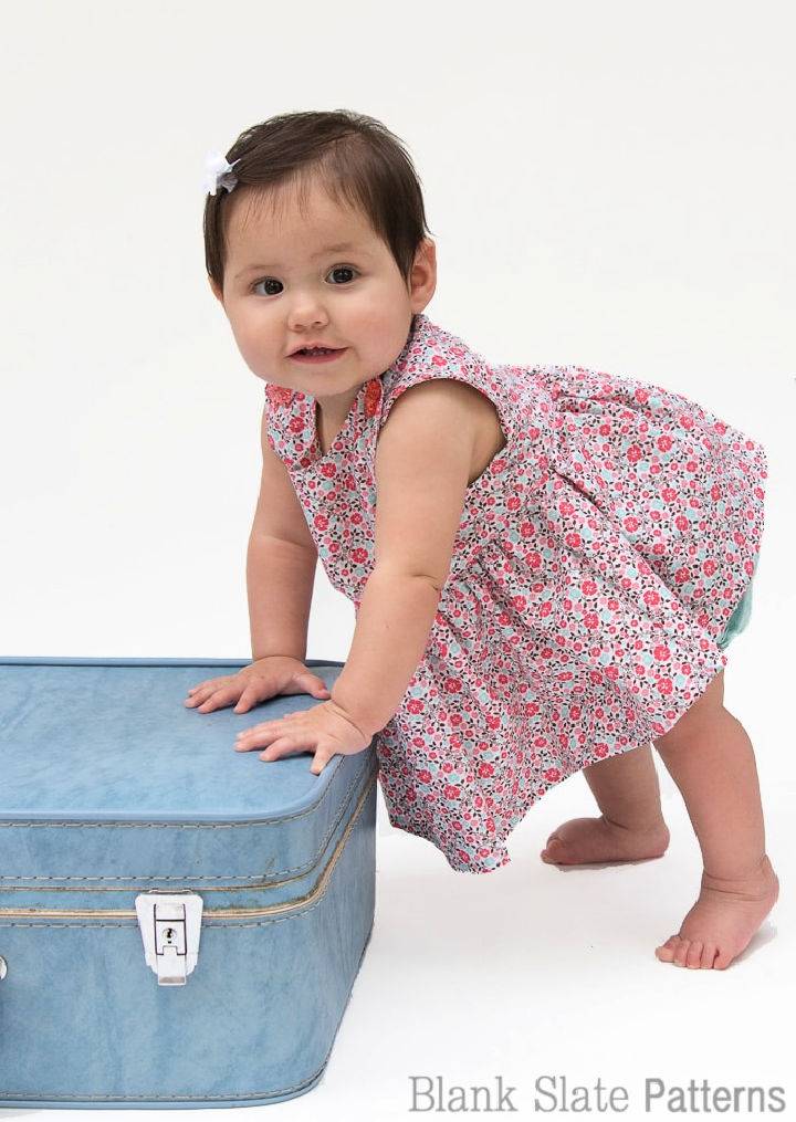 How to Sew a Baby Dress With Free Pattern
