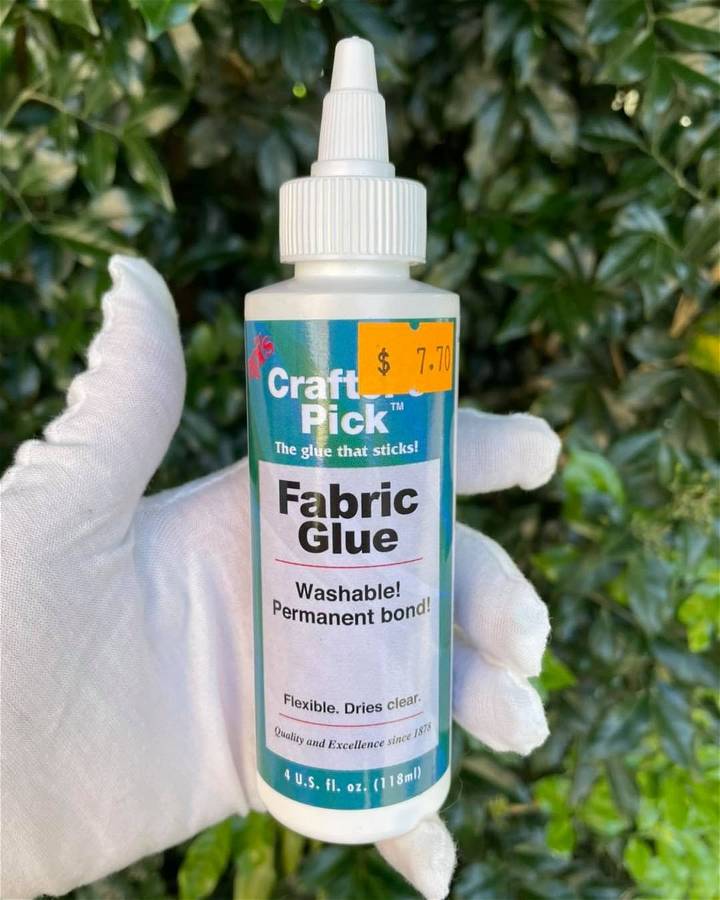 Can fabric glue be used instead of sewing