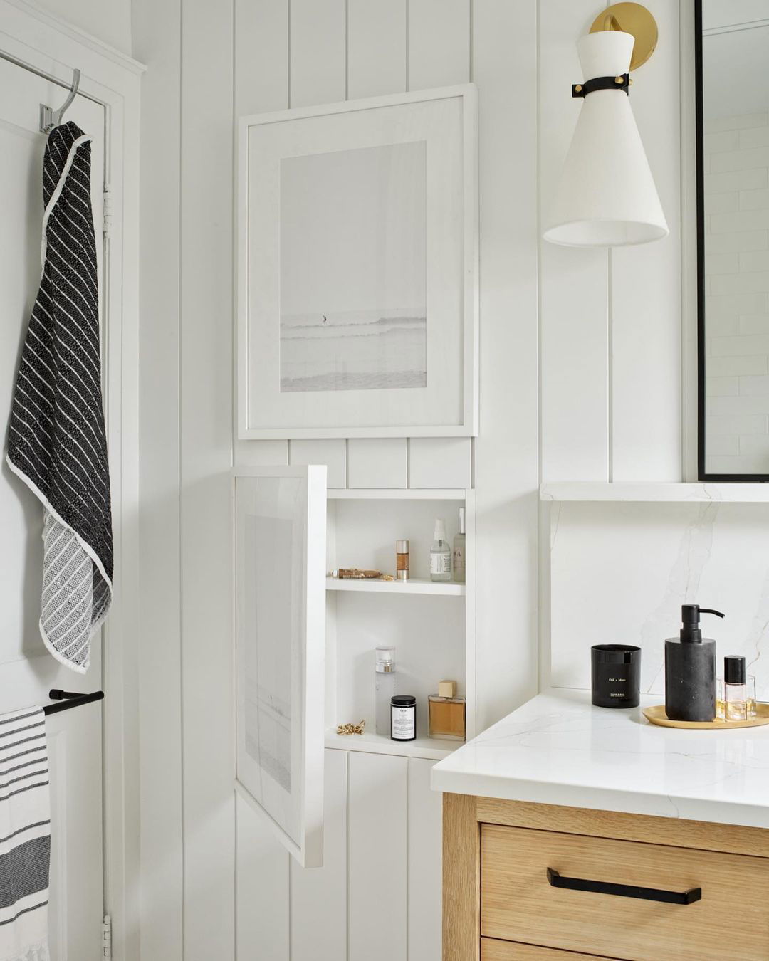 hidden storage ideas in the bathroom 1