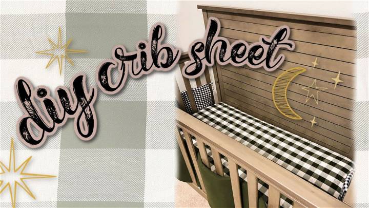Easy DIY Crib Sheet Using Fabric