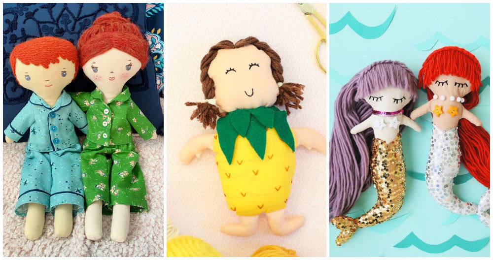 20 Free Doll Sewing Patterns To Make Dolls At Home