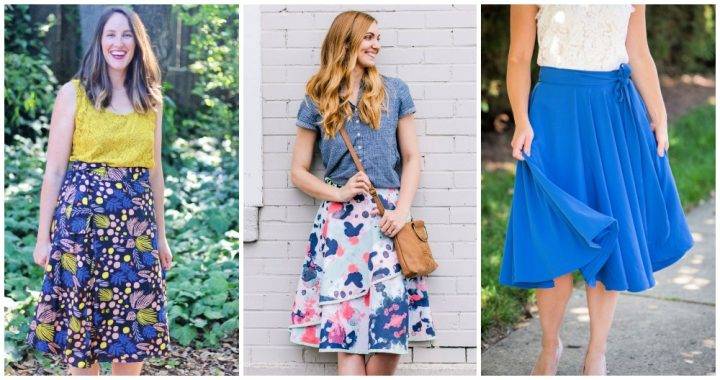 20 Free Wrap Skirt Pattern - Learn How To Sew A Skirt