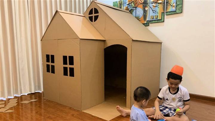 How to Make a Big Cardboard House