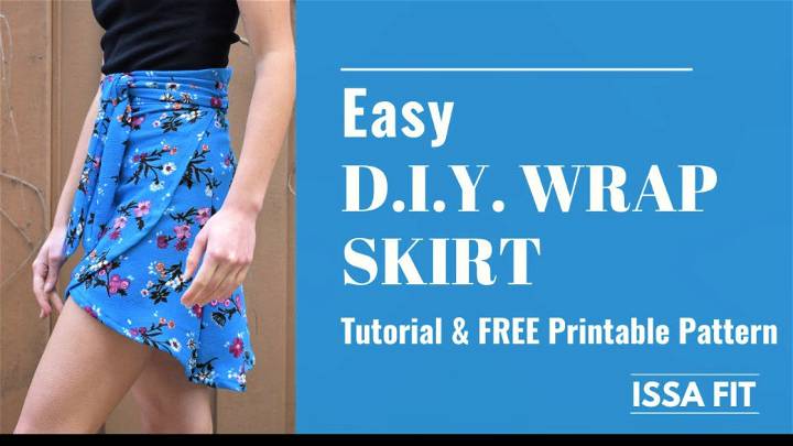 DIY RUFFLE WRAP SKIRT - Beginner friendly - Step by step sewing