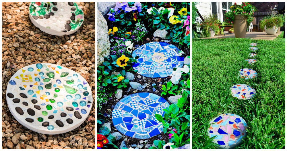 diy stepping stones