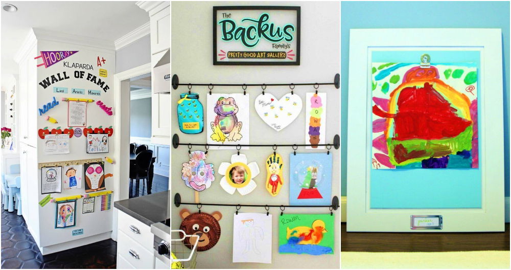 Kids' artwork: how to manage, store + organize (PLUS: cute display ideas!)